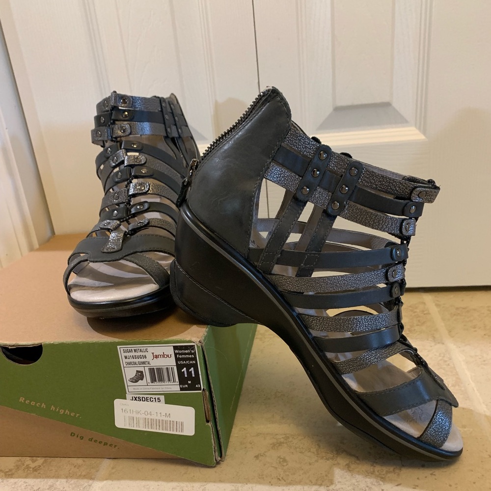 Jambu Sugar Wedge Sandals - Size 11